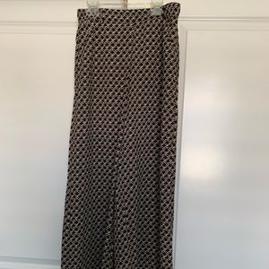 H&M Loose Flowy Chain Patterned Palazzo Pants